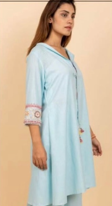Lined Co-ord set with beads handwork