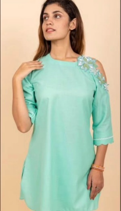 Linen Co-ord set with beads handwork